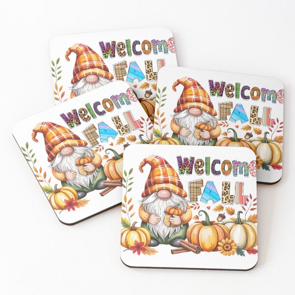 Item preview, Welcome Fall Gnomes designed and sold by Eiwaprints.