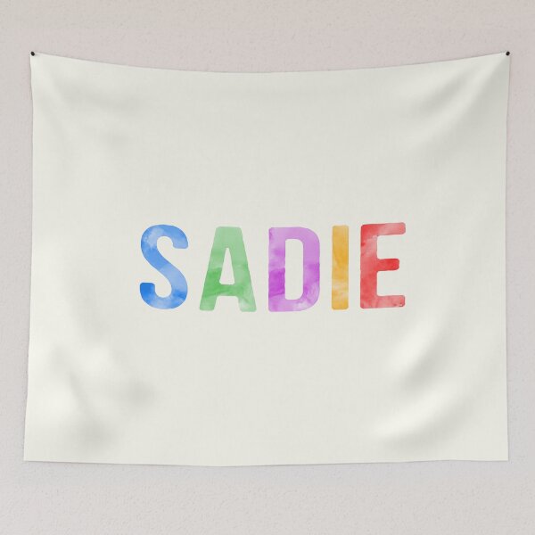 Item preview, Sadie Name Bright Colors designed and sold by Jeallan Designs.