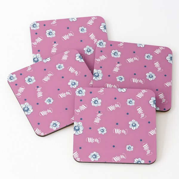 Item preview, Floral 'Mom' Pattern Throw Pillow designed and sold by FestivityFinds.
