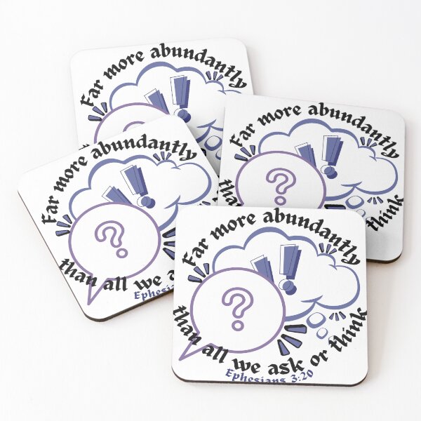 Item preview, Far more abundantly than all we ask - Ephesians 3 designed and sold by stella literarium.