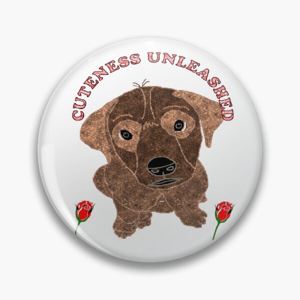 Item preview, Cuteness Unleashed Little Brown Puppy Dog designed and sold by kristalcurt.