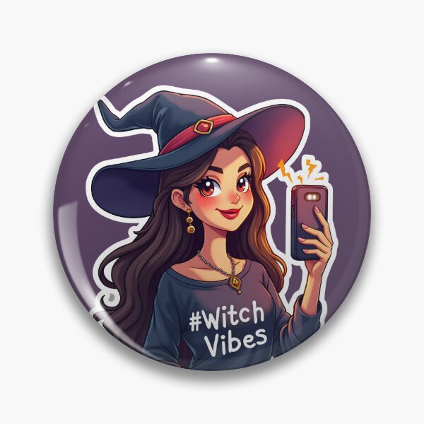 Item preview, Trendy Witch Girl Taking Magical Selfie Vibes designed and sold by HasHs.