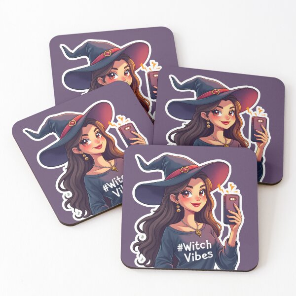 Item preview, Trendy Witch Girl Taking Magical Selfie Vibes designed and sold by HasHs.