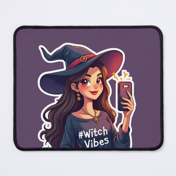 Item preview, Trendy Witch Girl Taking Magical Selfie Vibes designed and sold by HasHs.