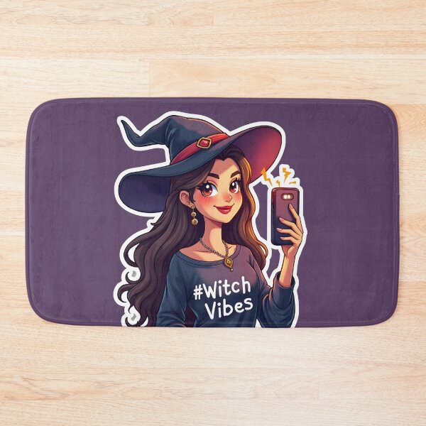Item preview, Trendy Witch Girl Taking Magical Selfie Vibes designed and sold by HasHs.