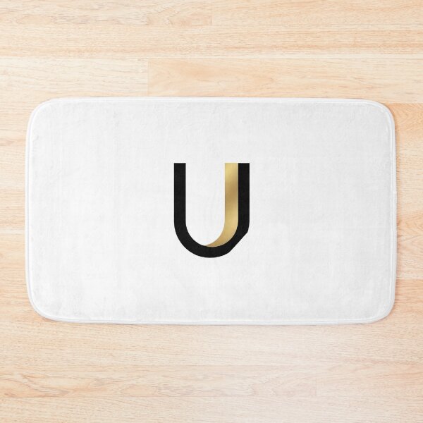Item preview,  Letter U – Gold & Black Elegance designed and sold by RAKO13.