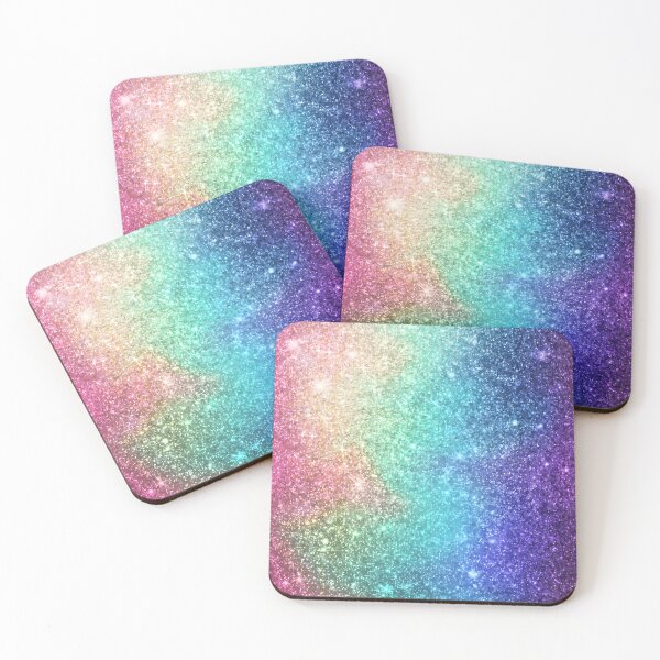 Item preview, Rainbow Glitter Sparkle Gradient Sticker designed and sold by FestivityFinds.