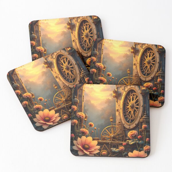 Item preview, The Enchanted Clockwork Garden designed and sold by oanaunciuleanu.