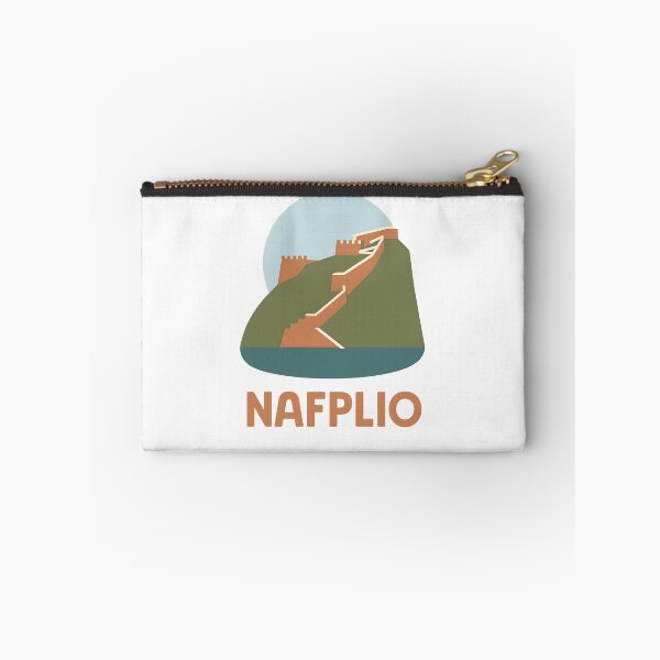 Item preview, Nafplio Greece Travel Poster – Palamidi Fortress Retro Art Print designed and sold by LifmusGoDesigns.