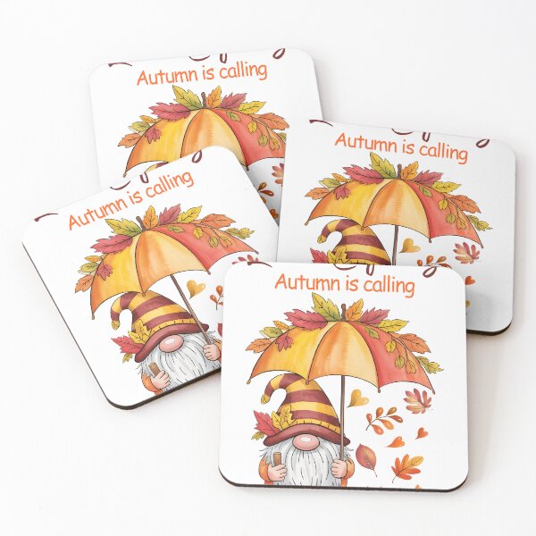 Item preview, Leaves Are Falling Autumn Calling designed and sold by Eiwaprints.