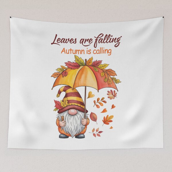Item preview, Leaves Are Falling Autumn Calling designed and sold by Eiwaprints.