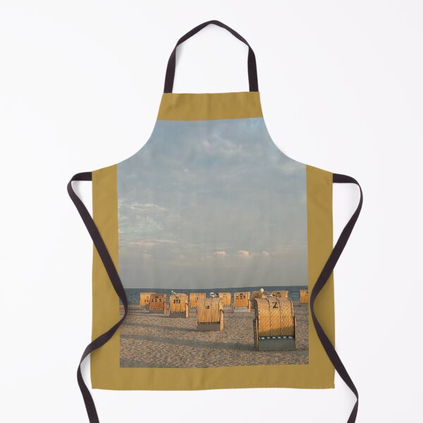 Item preview, Evening mood on the south beach - a beach chair for the seagull designed and sold by MinDru.