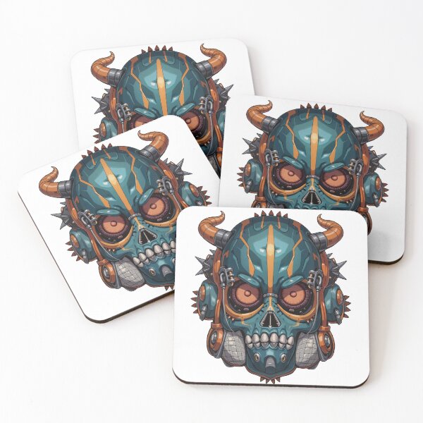 Item preview, Cybernetic Skull with Mechanical Horns designed and sold by Arcadia World.