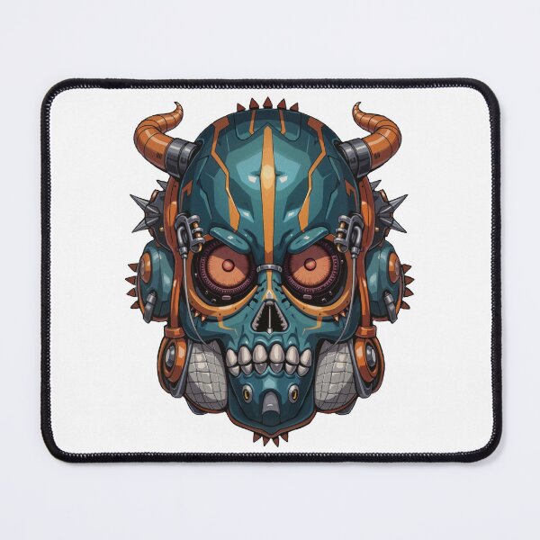 Item preview, Cybernetic Skull with Mechanical Horns designed and sold by Arcadia World.