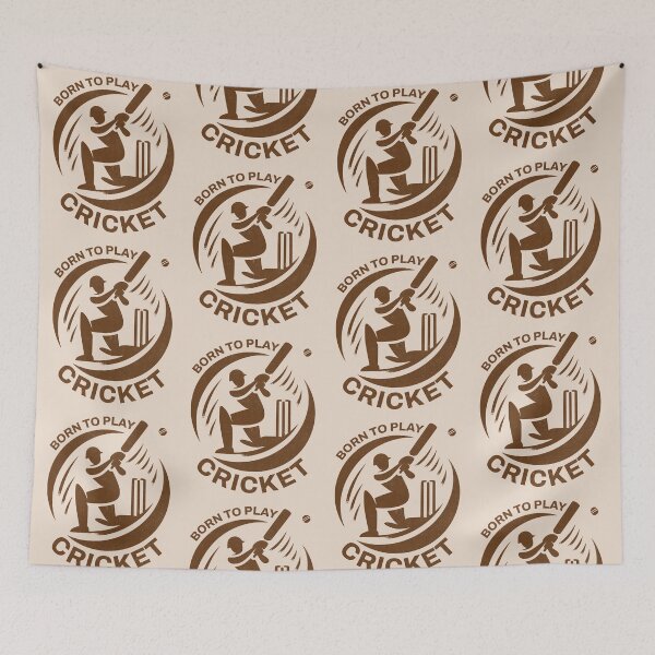 Item preview, Born To Play Cricket designed and sold by KLArtzStore.