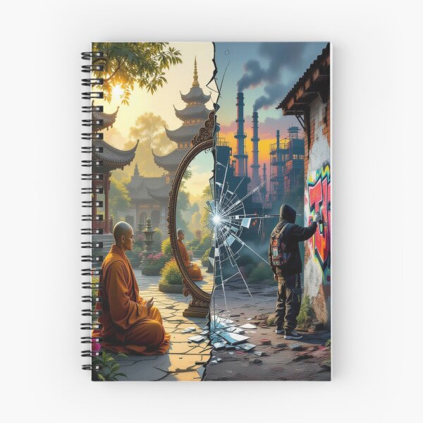 Item preview, Mirror of Souls – Zen & Street Art in Harmony / Mirror of Souls – Zen meets Urban Rebellion designed and sold by FotoworldEdel.