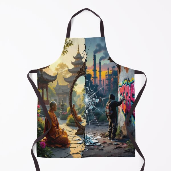 Item preview, Mirror of Souls – Zen & Street Art in Harmony / Mirror of Souls – Zen meets Urban Rebellion designed and sold by FotoworldEdel.