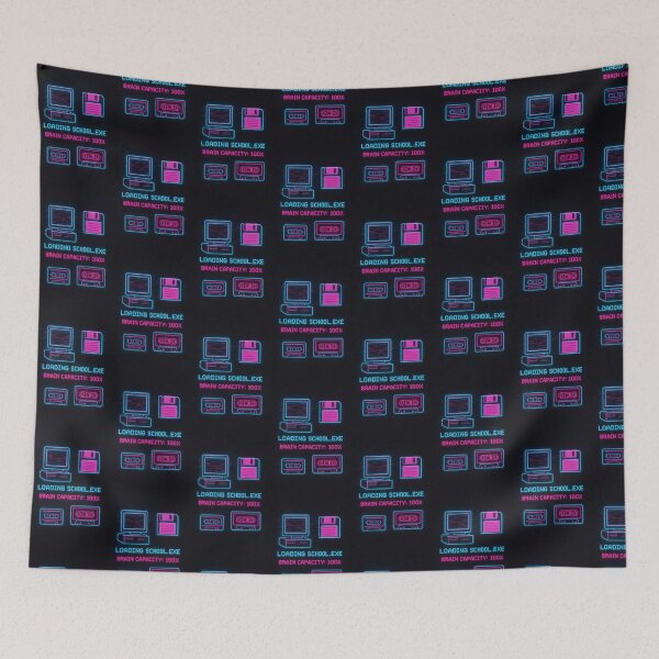 Item preview, Retro Tech 90s Pixel Art | Y2K Glitch & Vaporwave Nostalgia Print designed and sold by Custom-Arts-AI.