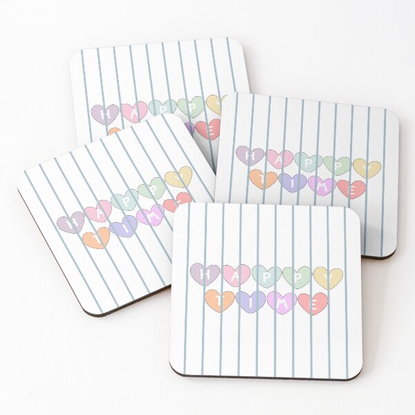 Item preview, Happy Time Pastel Hearts Design designed and sold by 0606PM.