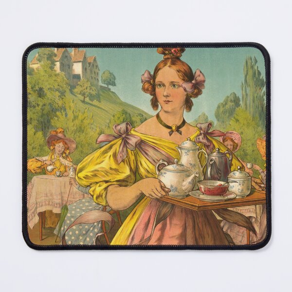 Item preview, Vintage Art Nouveau Poster | St. Margarethen Kaffee-Wirtschaft Basel | 19th Century Café Culture Lithograph | Antique Advertisement Art designed and sold by artofuniverse.
