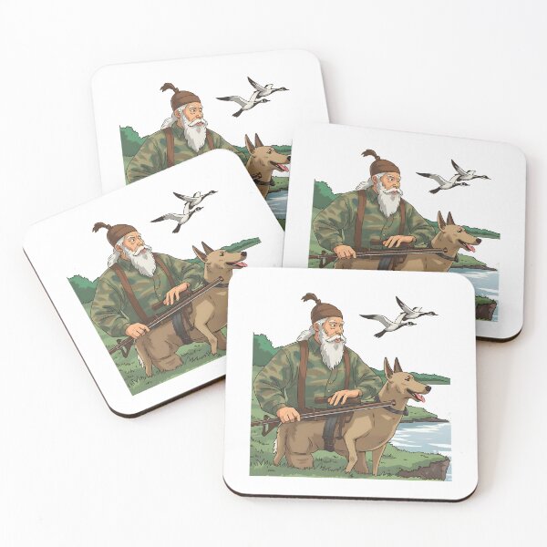 Item preview, Fowl Dog Stickers Wise Man designed and sold by pawsome purrfect.