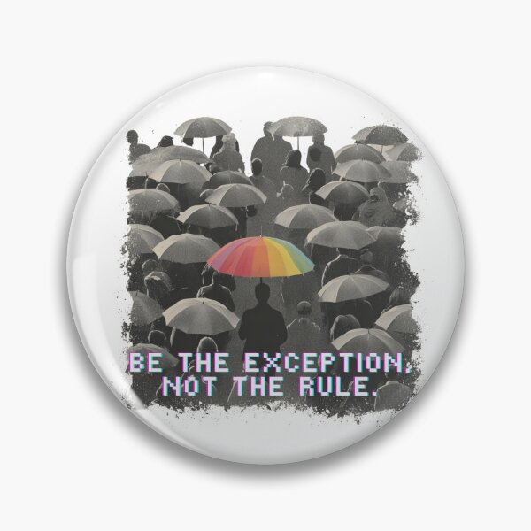 Item preview, Be the Exception – Motivational Umbrella Design designed and sold by Marcelware.