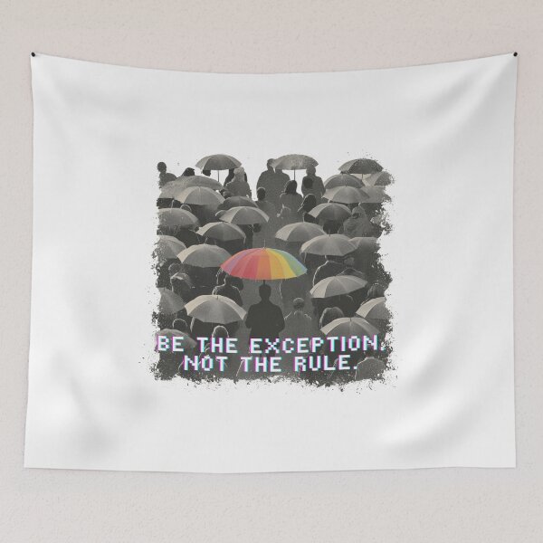 Item preview, Be the Exception – Motivational Umbrella Design designed and sold by Marcelware.