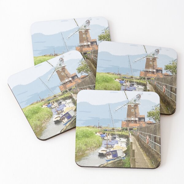 Item preview, Cley Windmill Norfolk. Norfolk Broads Travel poster East Anglia designed and sold by BarbaraGlebska.