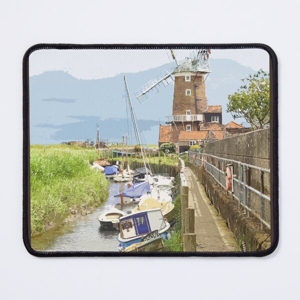 Item preview, Cley Windmill Norfolk. Norfolk Broads Travel poster East Anglia designed and sold by BarbaraGlebska.