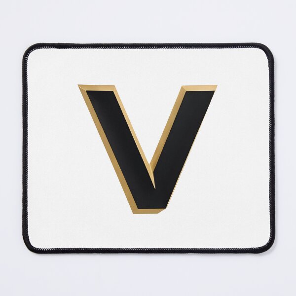 Item preview, Letter V – Gold & Black Elegance designed and sold by RAKO13.