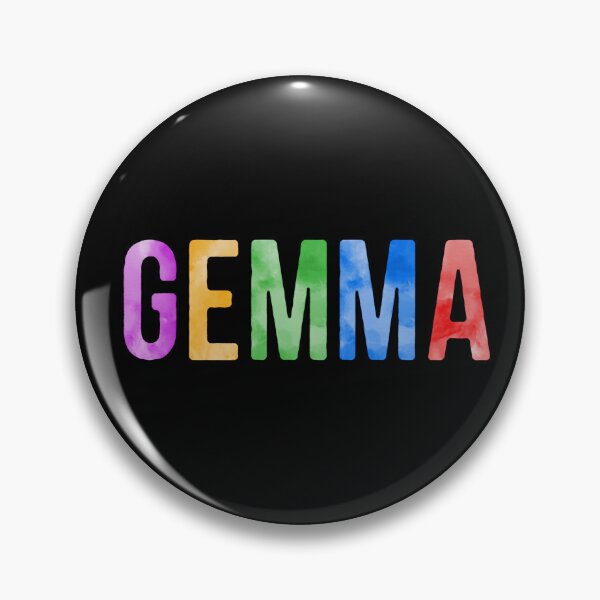 Item preview, Gemma Name Bright Colors designed and sold by Jeallan Designs.