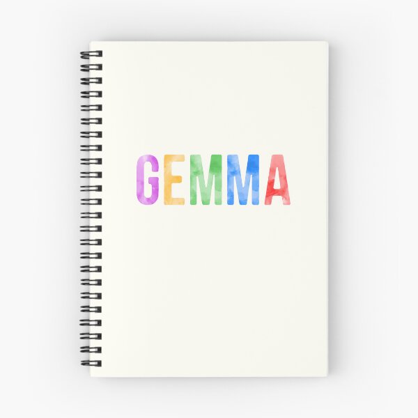 Item preview, Gemma Name Bright Colors designed and sold by Jeallan Designs.