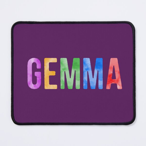 Item preview, Gemma Name Bright Colors designed and sold by Jeallan Designs.
