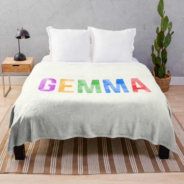 Item preview, Gemma Name Bright Colors designed and sold by Jeallan Designs.