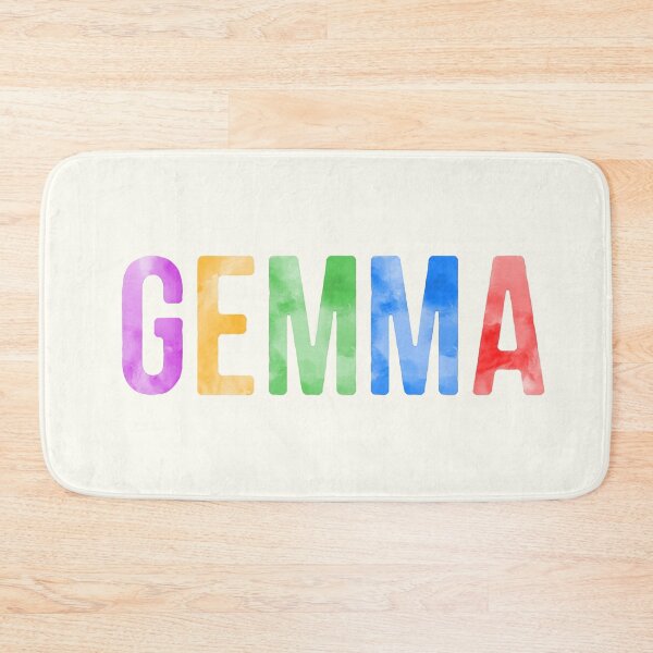 Item preview, Gemma Name Bright Colors designed and sold by Jeallan Designs.