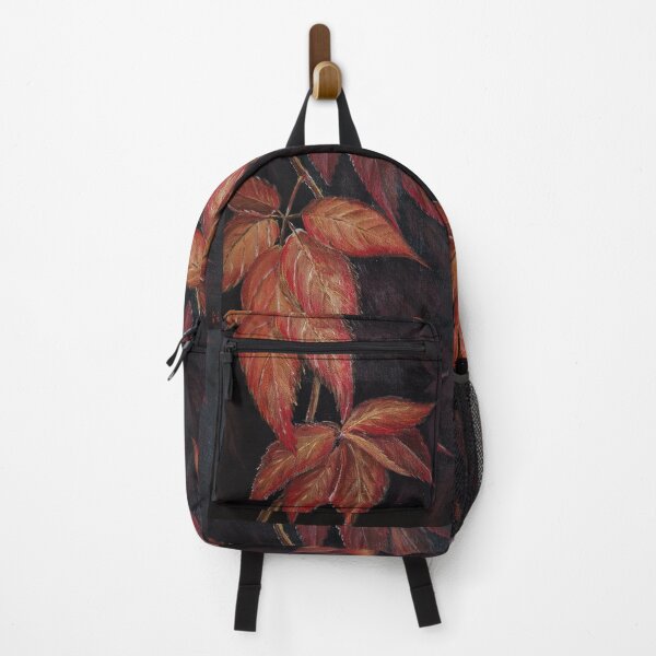 Item preview, Autumn's Embrace - Rustic Fall Leaves Painting designed and sold by illeN-Art-World.