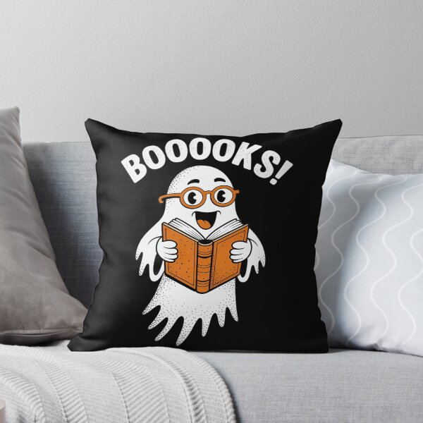 Item preview, Book Reader Nerd Halloween Ghost Reading Boooks designed and sold by Sunset4Bones.
