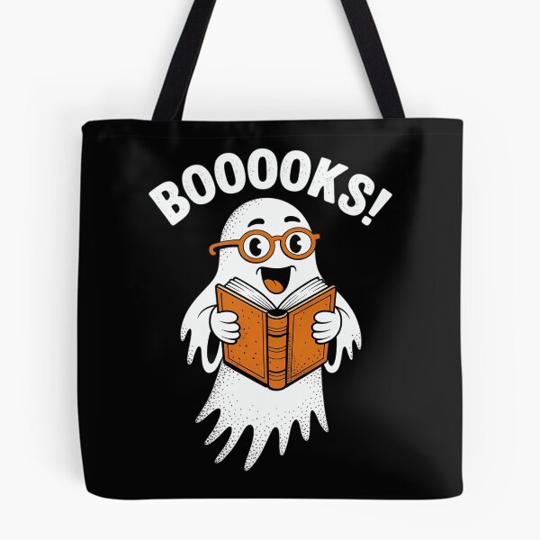 Item preview, Book Reader Nerd Halloween Ghost Reading Boooks designed and sold by Sunset4Bones.