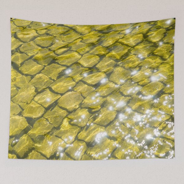 Item preview, Brilliant Gold Sunshine on Cobblestone Reflection designed and sold by Georgia Mizuleva.