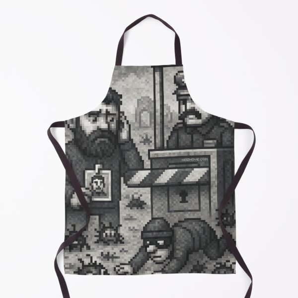 Item preview, Authorization Checkpoint – Pixel Art in Grayscale designed and sold by nozhove.