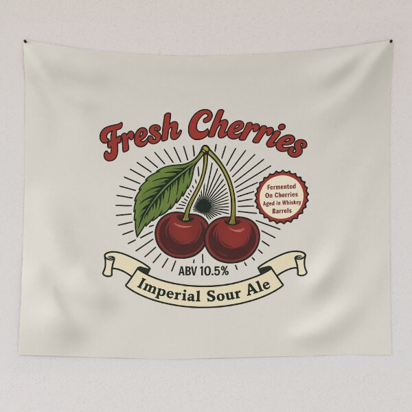 Item preview, Vintage Cherry Ale Label Design  designed and sold by Piralez.