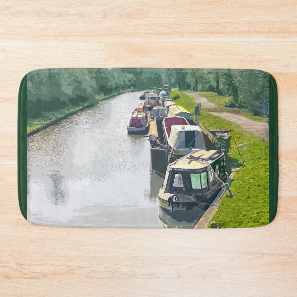 Item preview, Canal Boats poster designed and sold by BarbaraGlebska.