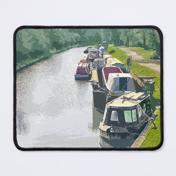 Item preview, Canal Boats poster designed and sold by BarbaraGlebska.