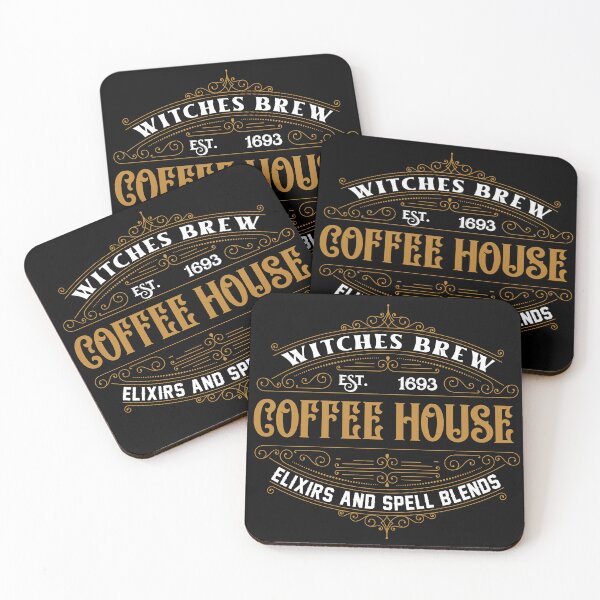 Item preview, Witches Brew Coffee House designed and sold by NettiesWallArt.