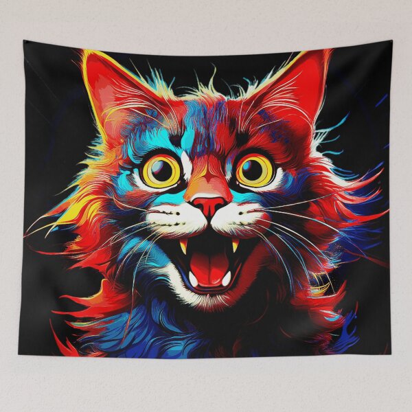 Item preview,  Crazy cat designed and sold by Martika7.