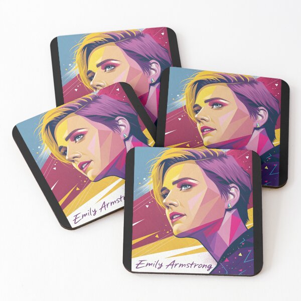Item preview, Emily Armstrong Pop Art Portrait – Vibrant Modern Illustration designed and sold by DamianRoy88.