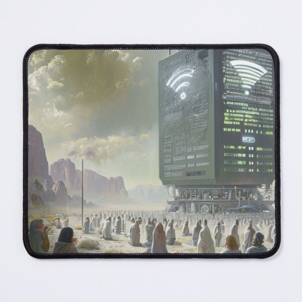 Item preview, Church of Full Bars - Sacred Router, Desert Shrine designed and sold by AuraKestrel.