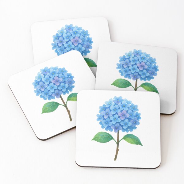 Item preview, Hand-Painted Hydrangea – Blue & Purple Watercolor Floral  designed and sold by svarupa.