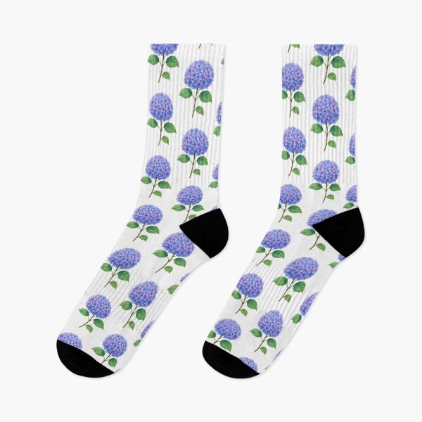 Item preview, Hand-Painted Hydrangea – Blue & Purple Watercolor Floral  designed and sold by svarupa.