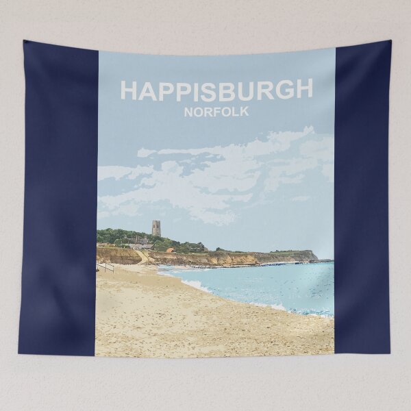 Item preview, Happisburgh Norfolk.  Travel poster East Anglia designed and sold by BarbaraGlebska.